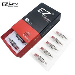 EZ Revolution Tattoo Needles Cartridge Curved (Round) Magnum #08 0.25mm bugpin for Machines and grips 20pcs /box 211229