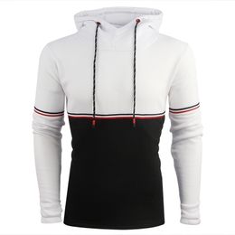 Fashion Men Hoodies Men New Autumn Casual White Colour Spring Streetwear Black Hoodie plain Hooded Sweatshirt Clothing 201112