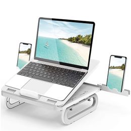 Wholesale 2021 Laptop Cooling Pads Notebook computer stand desktop increase support frame base adjustable lifting platform suspended liftings pad height