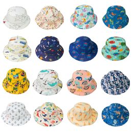 Summer Baby Hat for Girls Panama Kids Bucket Hats Spring Autumn Travel Beach Big Brim Babe Cap Girl SunHats 24 Colors