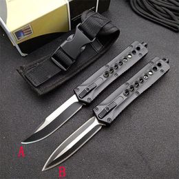 godfather knives Canada - US Style Eight holes Automatic Knife UT85 UT88 Exocet BM 3300 3400 4600 9600 3551 Outdoor Hunting Self Defense Pocket Survival Godfather 920 Ludt Auto Knives 9 Inch