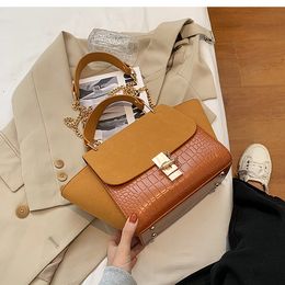 Women Handbags Designer Chains Shoulder Bags Suede Pu Leather Crossbody Messenger Bag Lady Large Purses