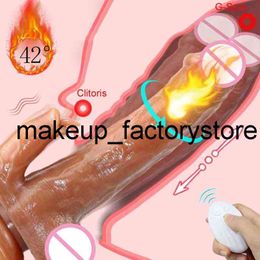 Massage automatic remote control telescopic rotation realistic dildo penis vibrator adult sex toys for woman big vagina female massager