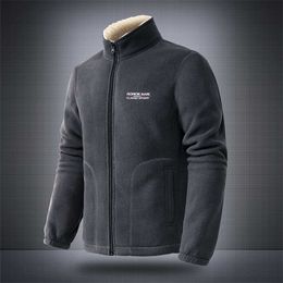 Fall and Winter Stand-Up Collar Men Cotton-Padded Jacket Casual 's 211214