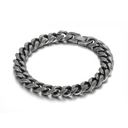 Link, Chain 10mm Width Link Mens Jewellery Polished Solid 316L Stainless Steel Bracelet Men Heavy Bracelets 2021 Wristband