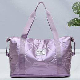 Storage Bags Sports Gym Bag Waterproof Female Outdoor Short-Distance Travel Business Trip Luggage Dry And Wet Separation