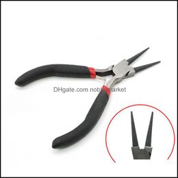 Pliers Jewellery Tools & Equipment Mini Plier Tool Set Round Nose With Black Handle For Diy On Sale , Zyt0008 Drop Delivery 2021 1Ssto