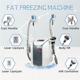 fat freezing machine waist slimming cavitation rf machine fat reduction lipo laser 2 freezing heads can work at the same time 0012