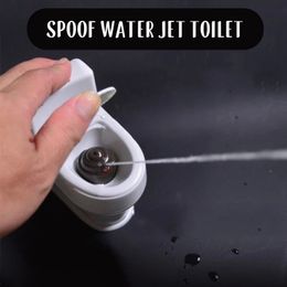 Novel interesting poop spray prank toy joke cary toy mini sprinkler toilet spray gun simulation toilet toy 0097