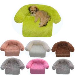 Pet Dog Mat Sofa Dog Bed Thickened Soft Pad Blanket Cushion Car Floor Protector Home Washable Rug Warm Cat Bed Mat Drop 210924