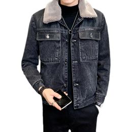 Buy Fur Jean Jacket Men Online Shopping 