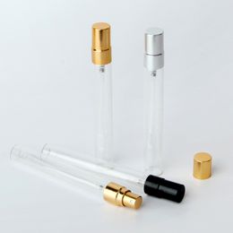 100Pcs/Lot 10ml Perfume Spray Bottle Glass Portable Parfume Bottle Refillable Atomizer Bottles Travel Bottle