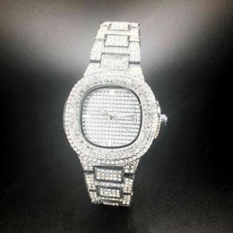 Luxury Full Diamond Watch Women Hip Hop Ladies Watches Iced Out Woman Wirstwatch Waterproof Female Clock Drop Reloj 2021