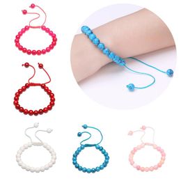 Charm Bracelets Fashion Korean Style For Women Nature Lava Stone Chain Bracelet Young Girl Festival Gift Trend Elegant Accessories