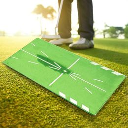 Golf Training Mat for Swing Detection Batting Mini Golf Practise Training Aid Game and Gift for Home Office Outdoor Use 1# 220312