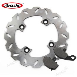 Arashi Rear Brake Disc Rotor and Brake Pads For Kawasaki Z750 / Z750S / Z1000 2004 - 2005 / KLE VERSYS 650 2007 - 2014 Motorcycle Brake Disc