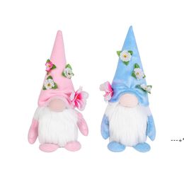 NEWValentine Day Party Decorative Gnomes Spring Wedding Day Handmade Swedish Tomte Dwarf Home Office Decorations RRA11084