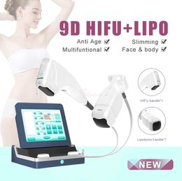 2 IN 1 HIFU Liposonix Body Slimming And Shaping Beauty Machine Wrinkle Removal Liposonic 9DHIFU Skin Lifting Equipment
