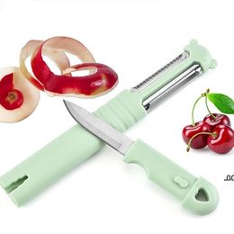 NEWMultifunctional Single Tool Swivel Peeler Efficiently Peels and Skins Vegetables and Fruits Unique Edge Comfortable Grip EWE7332