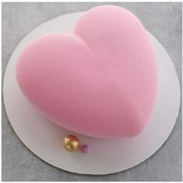 Heart Shape Silicone Cake Mousse Mould Love Silicone Mold Dessert Mould Cake DIY Decoration Tools 210225