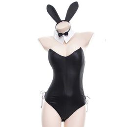 cute anime halloween costumes Canada - Sexy Costumes Sexy Anime Cute Bunny Girl Cosplay Erotic Bondage PU Leather Material Good Quality Sexy Sweet Rabbit Woman Halloween Costume A