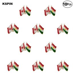 Canada & KURDISTAN Friendship Brooches Lapel Pin Flag badge Brooch Pins Badges