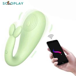 NXY Vibrators USB rechargeable dual absorber mobile application wireless remote control G-point oscillator matching application 0110