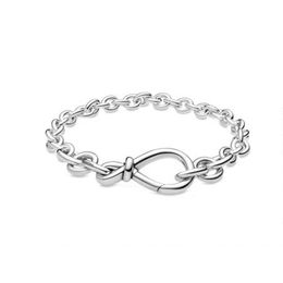2021 NEW 100% 925 Sterling Silver 598911C00 Classic Bracelet Clear CZ Charm Bead Fit DIY Original Fashion Bracelets factory Free Wholesale Jewellery Gift