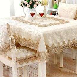 events chairs Canada - Table Cloth European Style Jacquard Tablecloth Classic Rectangle Tablecloths For Events Chair Covers Lace Microwave Cover Decor