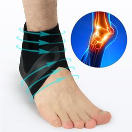 Ankle Support 1 Pair Left And Right Brace Elasticity Adjust Protection Foot Bandage Sprain Prevention Sport Fitness Guard Band