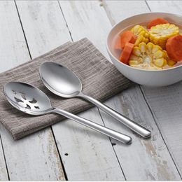 Spoons Stainless Steel Hollow Spoon Chinese And Western Salad Tools Durable Creative Design European Standard