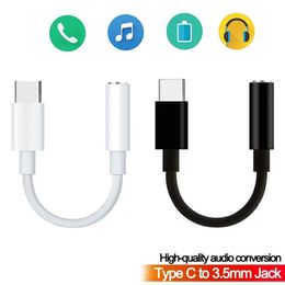 Type-c to 3.5mm USB-C Earphone Headphone Jack Adapter Converter Cable Audio Aux Connector for samsung note 10 S20 S21 xiaomi huawei