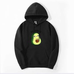 Anime Mens Hoodies Men's Sweatshirt Funny Cute Kawaii Avocado Harajuku Hoodie Spring Popular Streetwear Fashion Sweatshirts H0909