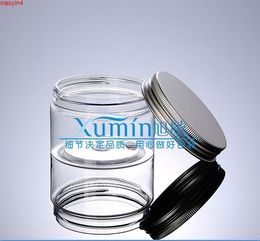 150g clear jar with Silver lid,150ml Mask Bottle Plastic Cream cans multi-purpose PET Container Home Storage Airtight Jarbest qty