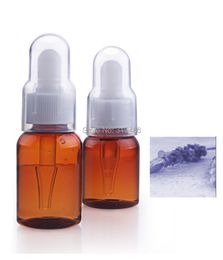 300pcs/lot 25ML Amber PET Essential Oil Bottle/Container with Eye Dropper/Pump,Lotion Bottle,Cosmetic and Packaging