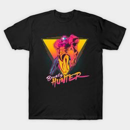 t shirt games NZ - Men's T-Shirts Space Bounty T - Shirt Metroid Gaming Samus Aran Video Games 80s Neon Retro Synthwave