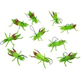 Hot Fashion Funny Mini Simulation Grasshopper Shapes Kids Toys Home Party Cute Gifts Decor Free