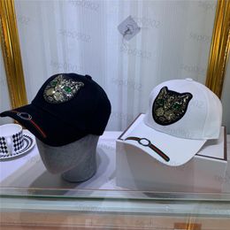 Cat Head Sports Hats Snapbacks Street Fashion Couple Hat Luxury Letter Women Men Casual Style Travel Ornaments Baseball Caps