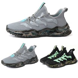 Hotsale Outdoor Running Shoes Men Women Black Green Grey Dark Blue Fashion Mens Trainers Womens Sports Sneakers Walking Runner Shoe