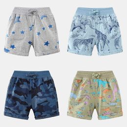 Summer 2 3 4 6 8 10 Years European American Style Animal Print Children's Clothing / Cotton Board Shorts For Kids Baby Boy 210701