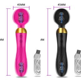 Nxy Sex Vibrators 18 Speed Powerful Dildo Vibrator Av Power G-spot Stimulator Game for Women Pair Clitoris Adult Goods 18 1215