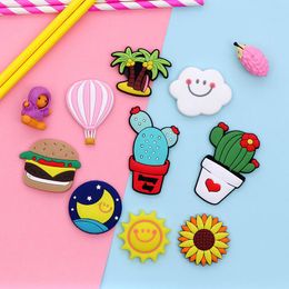 newFridge Carton Magnets PVC Colorful Magnet Sticker Plastic Refrigeator 3D Cute Sticker Home Furnishing Decorate EWC6692