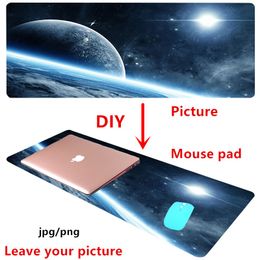 900x400x2MM XXL DIY Anime Mouse Pad Landscape Mat Big XL Sexy Gamer Gaming Playmat Large Customized Desk Keyboard mouse pad gift