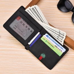 wallets clips UK - Wallets Wallet For Men Leather Short Slim Thin Cute Luxury Front-Pocket Purse Money Clip
