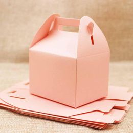 Gift Wrap 20pcs Blank Cute Box .Mutli Color Candy wedding Favors Display .kraft pink purple black White Package