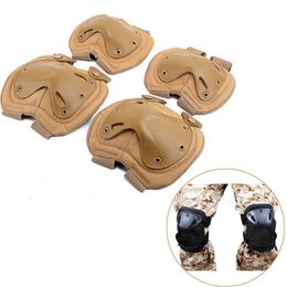 Military Tactical Knee Pads Airsoft Army Hunting Cs Game Knee & Elbow Protector Skateboard Skating Safety Knees Support Q0913