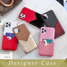 Floral Design Phone Case for iPhone 12 Pro 11 11pro X Xs Max Xr 8 7 6s Plus Card Slot Cases Cover for Samsung S20 S10 S9 S8 Note 20 10 9 8