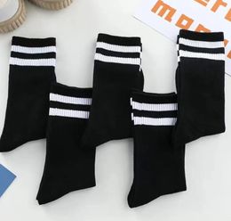 Wholesale Stocking Women Men Stockings Knee High Socks Fashion Socks Sports Football Cheerleaders Long Socks Cotton 5 pairs/package