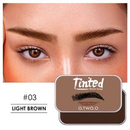 O.TWO.O eyebrow enhancer styling soap 10g net weight Eyebrows Pomade Gel For Eye brow Makeup Sculpt Lift 4 colors 120 pcs/lot DHL