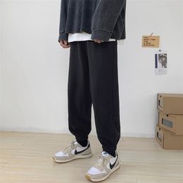 HybSkr Men's Jogger Pants Sweatpants Fashion Harajuku Sweatpants Male Casual Oversize Classic Trousers 210714